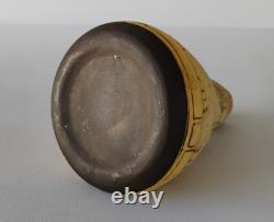 Weller Burntwood Arts & Crafts Art Pottery Rare Scarab & Lion 6 Vase