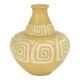 Weller Camelot 1914 Vintage Art Pottery Yellow Ceramic Vase