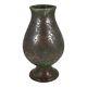 Weller Coppertone 1920s Vintage Arts And Crafts Pottery Green Pedestal Vase