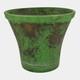 Weller Coppertone 1920s Vintage Arts And Crafts Pottery Green Flower Pot Planter