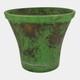 Weller Coppertone 1920s Vintage Arts And Crafts Pottery Green Flower Pot Planter