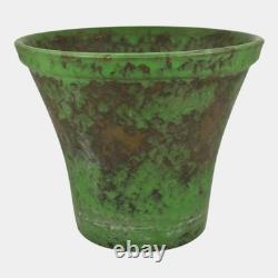 Weller Coppertone 1920s Vintage Arts and Crafts Pottery Green Flower Pot Planter Weller Coppertone 1920s Vintage Arts and Crafts Pottery Green Flower Pot Planter