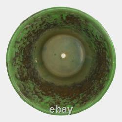 Weller Coppertone 1920s Vintage Arts and Crafts Pottery Green Flower Pot Planter