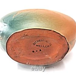 Weller Dickens Ware II Monk Portrait Vase Art Pottery Hand Decorated USA