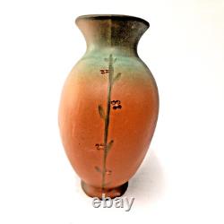 Weller Dickens Ware II Monk Portrait Vase Art Pottery Hand Decorated USA