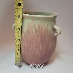 Weller Fruitone Art Pottery Vase 3 Handled Mission Style/Arts & Crafts PinkBlush