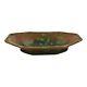 Weller Greora 1930s Vintage Arts And Crafts Pottery Green Flaring Ceramic Bowl