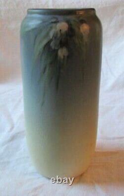 Weller Hudson Vase with Vellum Look, Arts & Crafts Pottery, 7 inches