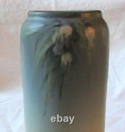 Weller Hudson Vase with Vellum Look, Arts & Crafts Pottery, 7 inches