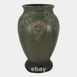 Weller Kenova Arts and Crafts Pottery Matte Green Ceramic Vase