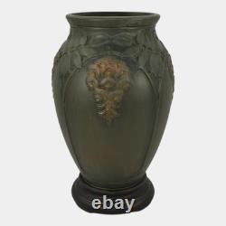 Weller Kenova Arts and Crafts Pottery Matte Green Ceramic Vase