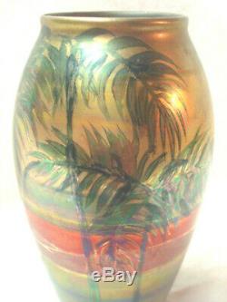 Weller LASA Art Pottery Vase, Arts & Crafts, Tropical Sunset Colors. No Reserve