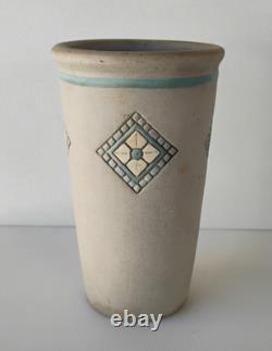 Weller Parian Arts & Crafts Art Pottery 9 Vase