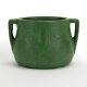 Weller Pottery 3 1/2 Bedford Matte Green Arts & Crafts 2 Handle Daisy Vase