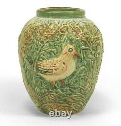 Weller Pottery 5 Glendale shore bird vase Arts & Crafts