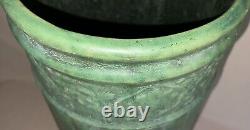 Weller Pottery American Arts & Crafts Matte Green Umbrella Stand Vase 20 1/2