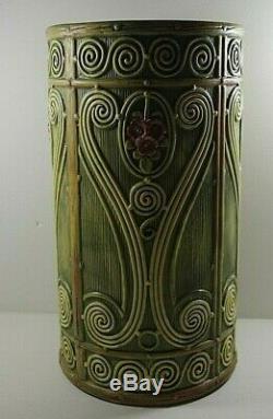 Weller Pottery Arts And Crafts Flemish Umbrella Stand Art Pottery