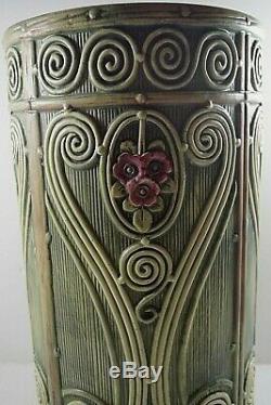 Weller Pottery Arts And Crafts Flemish Umbrella Stand Art Pottery