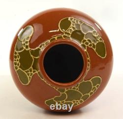 Weller Pottery Arts & Crafts Jap Birdimal Geisha Vase, Rhead