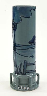 Weller Pottery Arts & Crafts Landscape Design Vase, Rhead