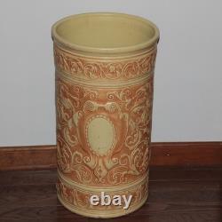 Weller Pottery Arts & Crafts Umbrella Stand 20 Antique American Relief