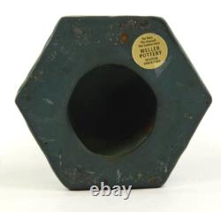 Weller Pottery Arts and Crafts Bedford Matt Green Female Figure withCandleholder