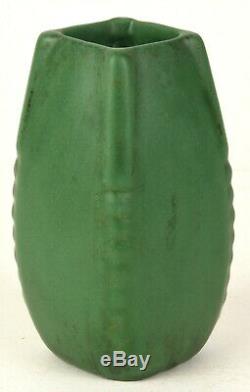 Weller Pottery Bedford Matte Green Arts And Crafts 5.5 Tall Vase