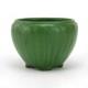 Weller Pottery Bedford Matte Green Arts & Crafts 6.5 Dia Leaf Jardiniere Vase