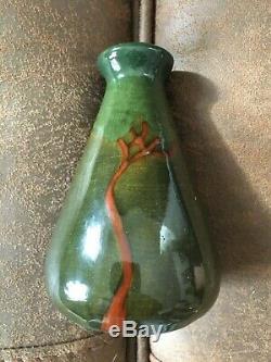Weller Pottery Birdimal Landscape Vase Frederick Rhead Arts & Crafts Mission Era