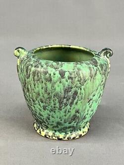 Weller Pottery COPPERTONE Mottled Green 4 1/4 Vase c. 1920's