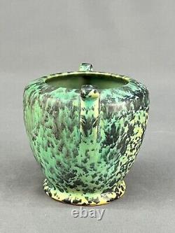 Weller Pottery COPPERTONE Mottled Green 4 1/4 Vase c. 1920's