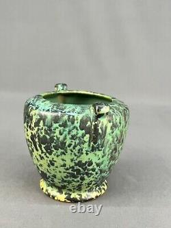 Weller Pottery COPPERTONE Mottled Green 4 1/4 Vase c. 1920's