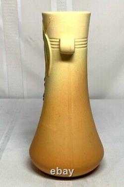 Weller Pottery, Cornish 2 Tone, Mock Handled Vase, Arts & Crafts, Very Nice