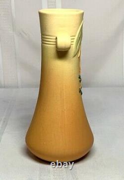 Weller Pottery, Cornish 2 Tone, Mock Handled Vase, Arts & Crafts, Very Nice