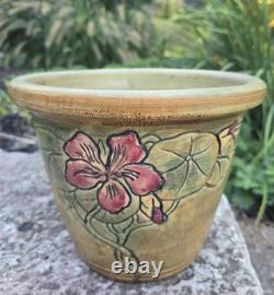 Weller Pottery Flemish Woodcraft Jardiniere Floral Arts & Crafts