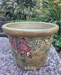 Weller Pottery Flemish Woodcraft Jardiniere Floral Arts & Crafts