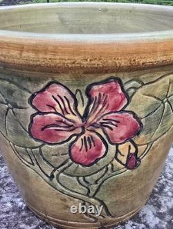 Weller Pottery Flemish Woodcraft Jardiniere Floral Arts & Crafts