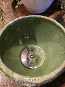 Weller Pottery Large Etna Jardiniere Planter Majolica 9 diameter 1906