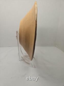 Weller Pottery Marvo Palm Tree1920's Matte Green & Terra Cotta Console Bowl 10.5