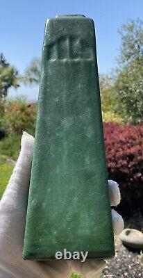 Weller Pottery Matte Green Arts & Crafts Vase 10 Circa 1910 Marked