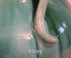 Weller Pottery Vase Nile Vintage Large Arts & Crafts Green Drip Flambe 12