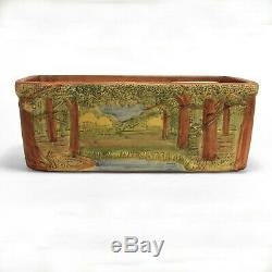 Weller Pottery rare Forest window box 16.75 scenic landscape Arts & Crafts