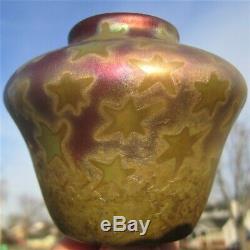 Weller Sicard Antique Pottery Arts Crafts 1902-07 Starry Night Cabinet Mini Vase