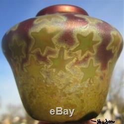 Weller Sicard Antique Pottery Arts Crafts 1902-07 Starry Night Cabinet Mini Vase