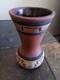 Weller Souevo 1910s Vintage Art Pottery Hand Carved Native American Design Vase