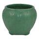 Weller Vintage Arts And Crafts Pottery Matte Green Footed Jardiniere Planter