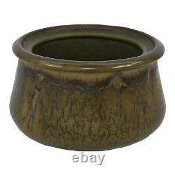 Weller Vintage Arts And Crafts Pottery Organic Mottled Matte Green Ceramic Vase