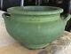 Weller Or Roseville Arts & Crafts Matte Green Vase With Handles Chloron Egypto
