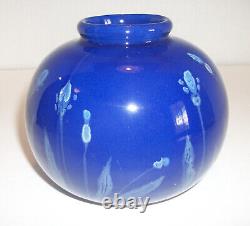 Wellfleet Studio Pottery Massachusetts Decorated Vase Signed Vintage Arts Crafts