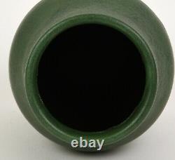 Wheatley Pottery Company Matte Green 8.5 Tall Arts And Crafts Vase